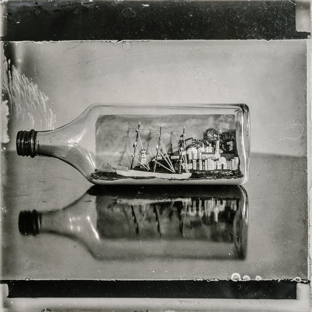 Antique Ships in Bottles