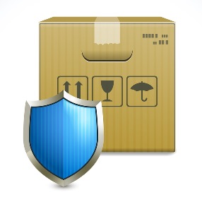 box and shield icon