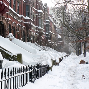 Snowstorm in New York City