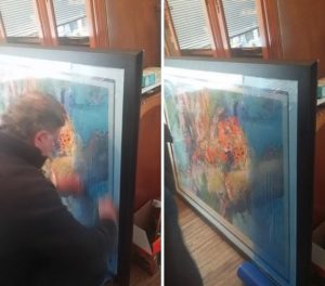 How to Transport Artwork Framed with Glass?