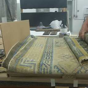 packaging of chinese carpets