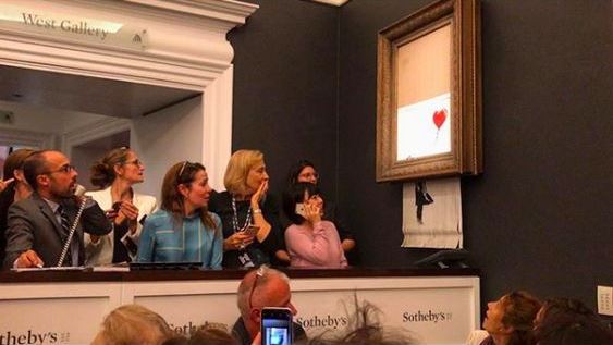 Banksy’s Shredded Art Work