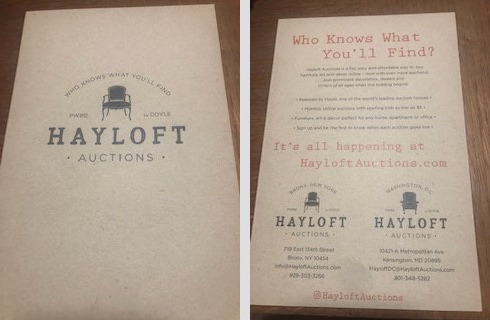 HAYLOFT AUCTIONS A FUN EASY WAY TO COLLECT ART AND ANTIQUES