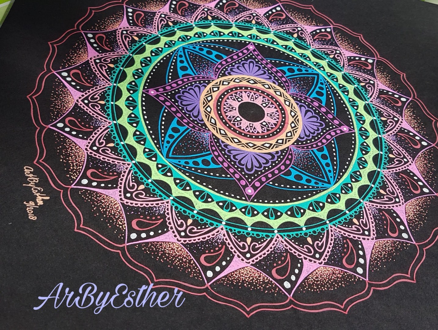 Mandala Design - Melangé Arts - Drawings & Illustration, Abstract