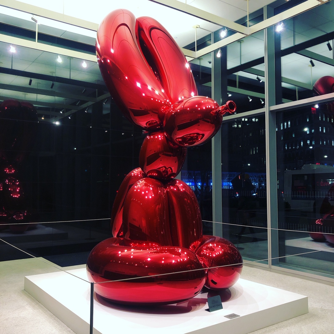 Magnificent Jeff Koons Sculpture at Astor Place - Fine Art Shippers