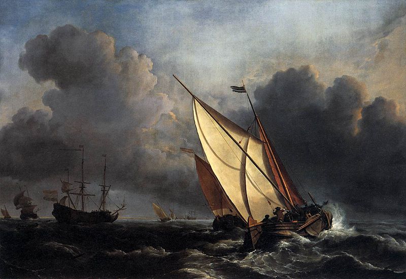 Ships in a Stormy Sea