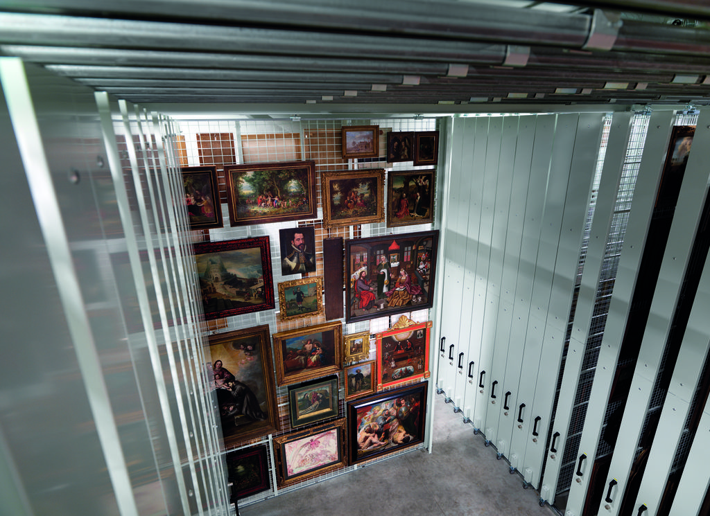 The Art Storage System is for storing collections of art. Made for