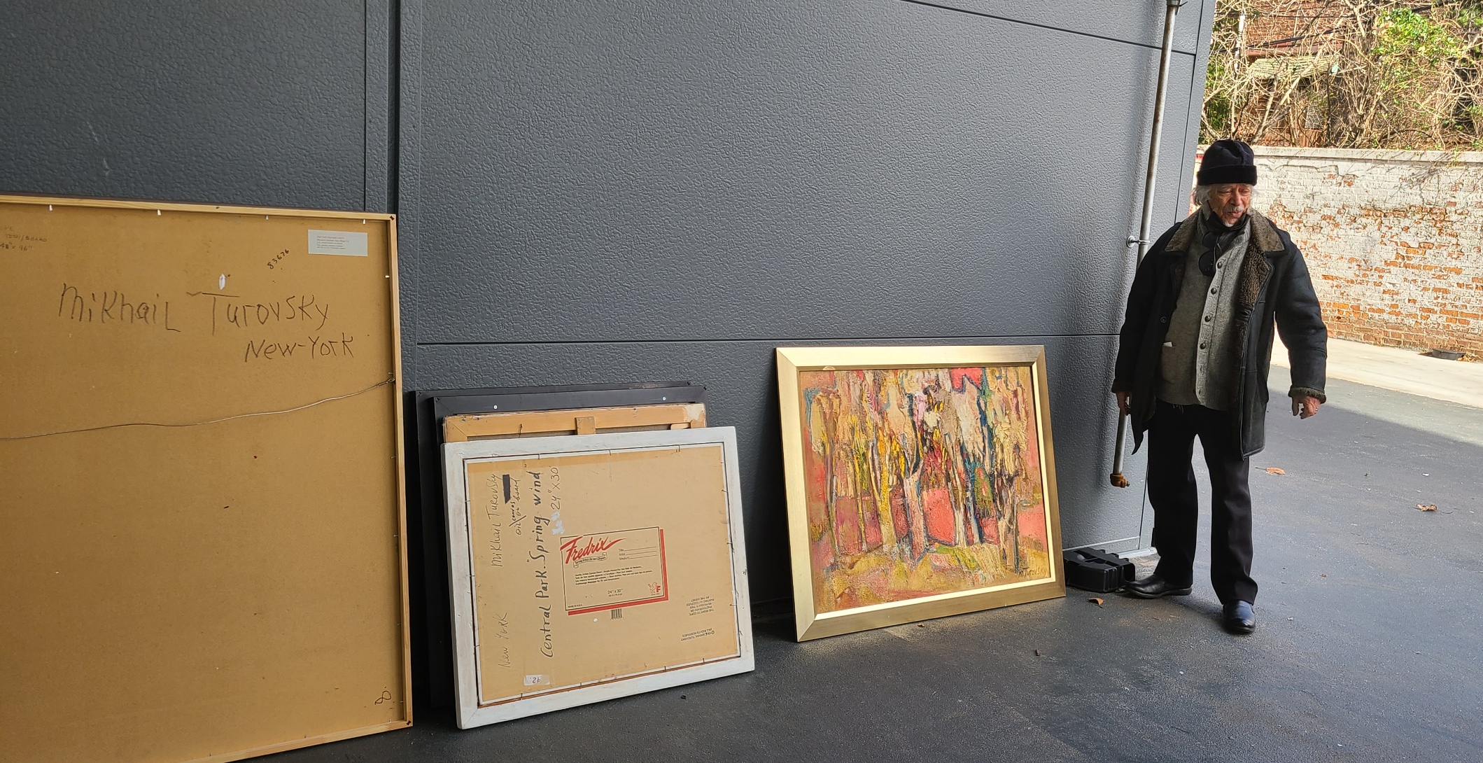 Shipping Paintings for the Amazing Artist Mikhail Turovsky