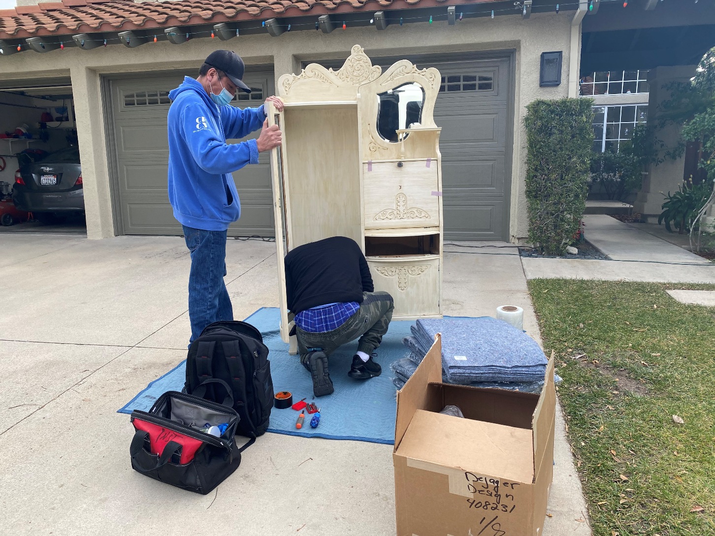 On-Site Packing & Crating of Antique Furniture