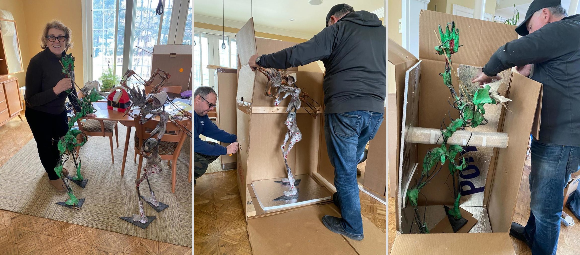 How to Pack and Ship a Sculpture of a Bizarre Shape