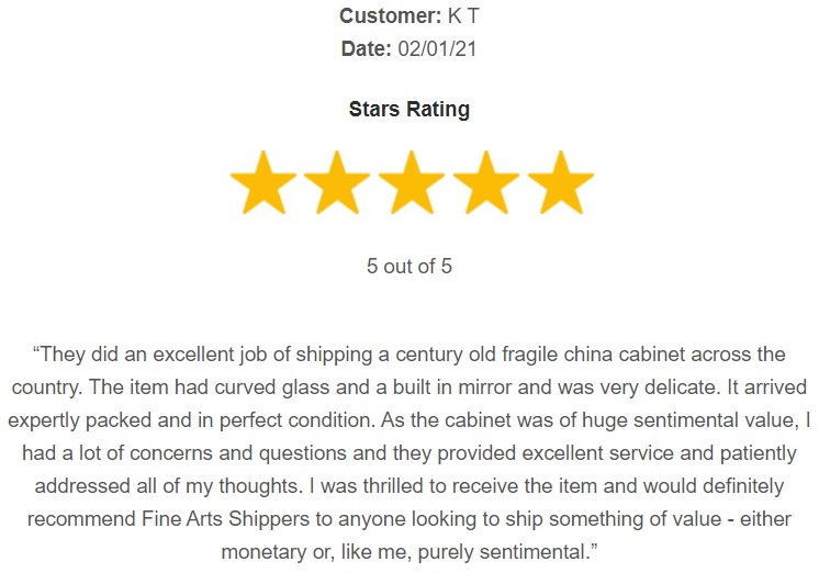 Fine Art Shippers review