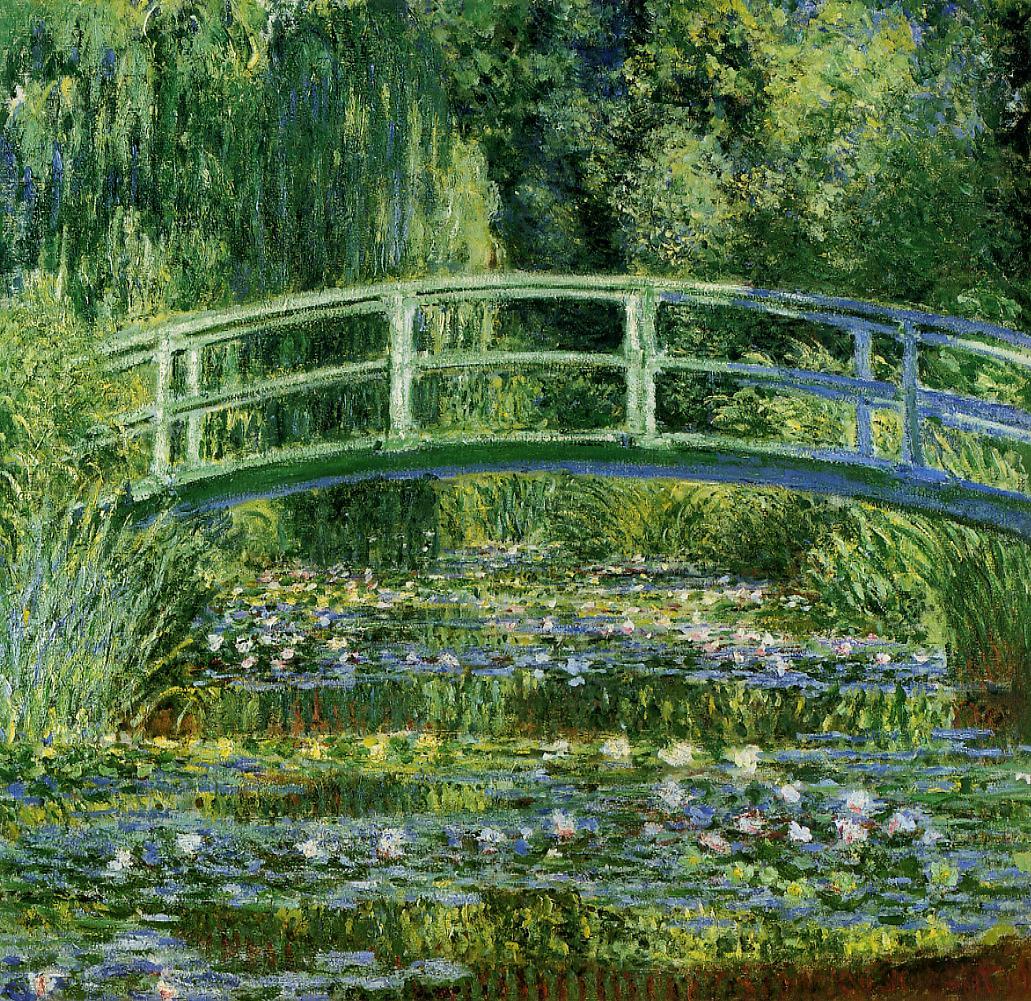 Water Lilies and Japanese Bridge 1897 1899 Monet