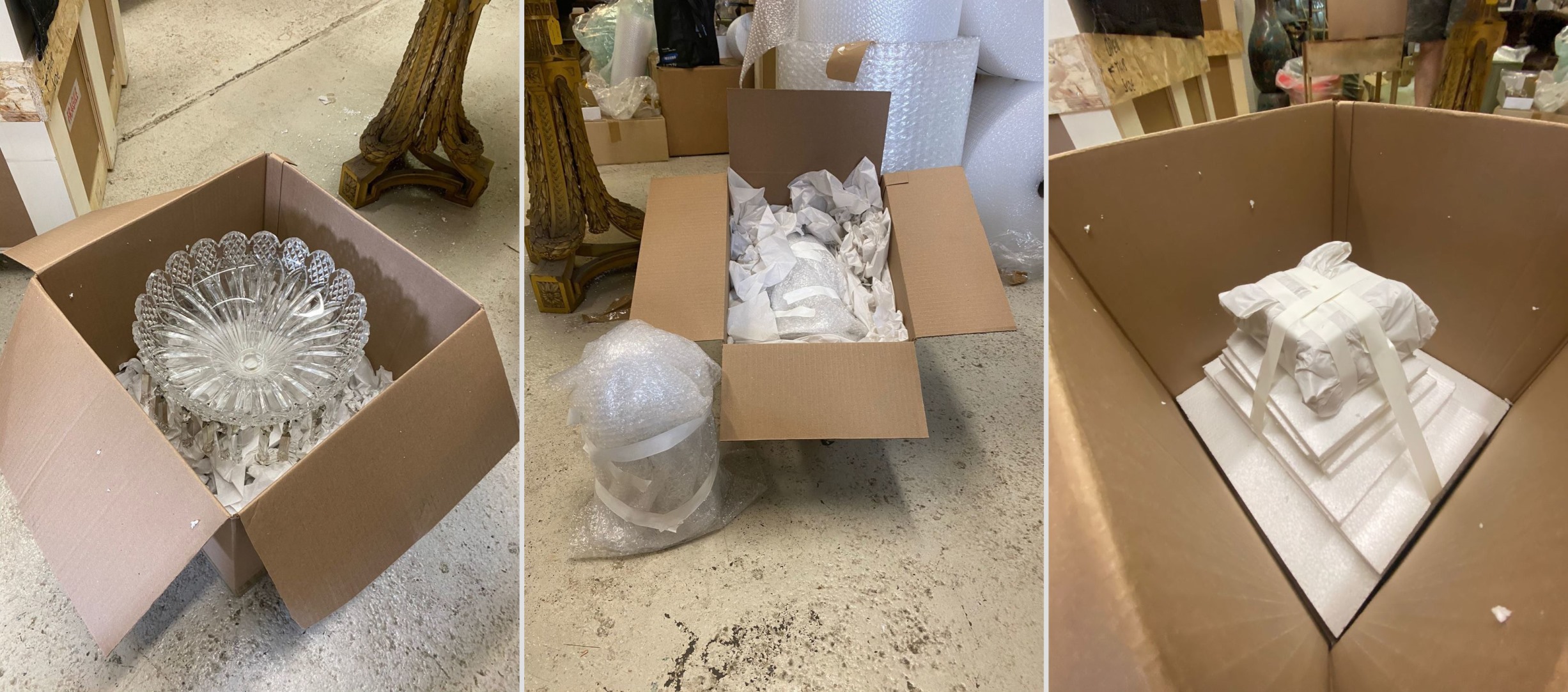 Best Way to Ship Glass & Crystal Chandeliers