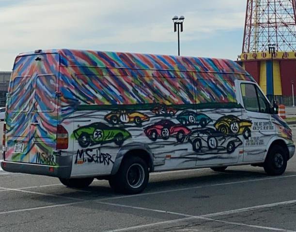 Fine Art Shippers & Mitchell Schorr Promote Art on Wheels