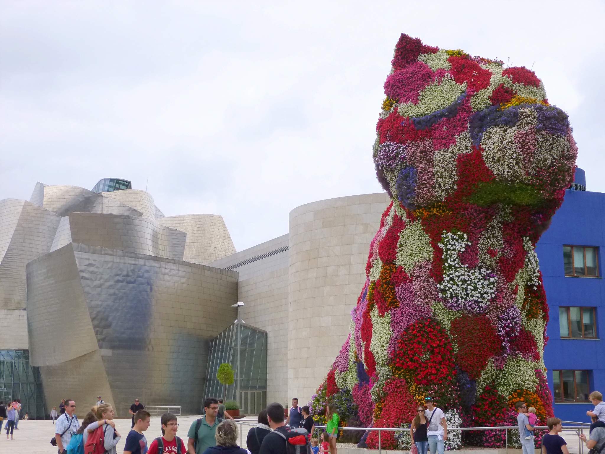 “Puppy” is an artwork by Jeff Koons