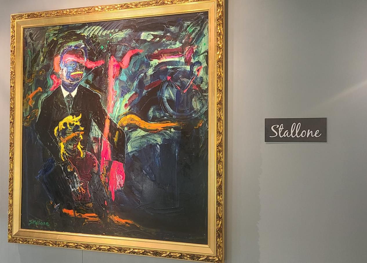 Sylvester Stallone Art at The Palm Beach Show 2022