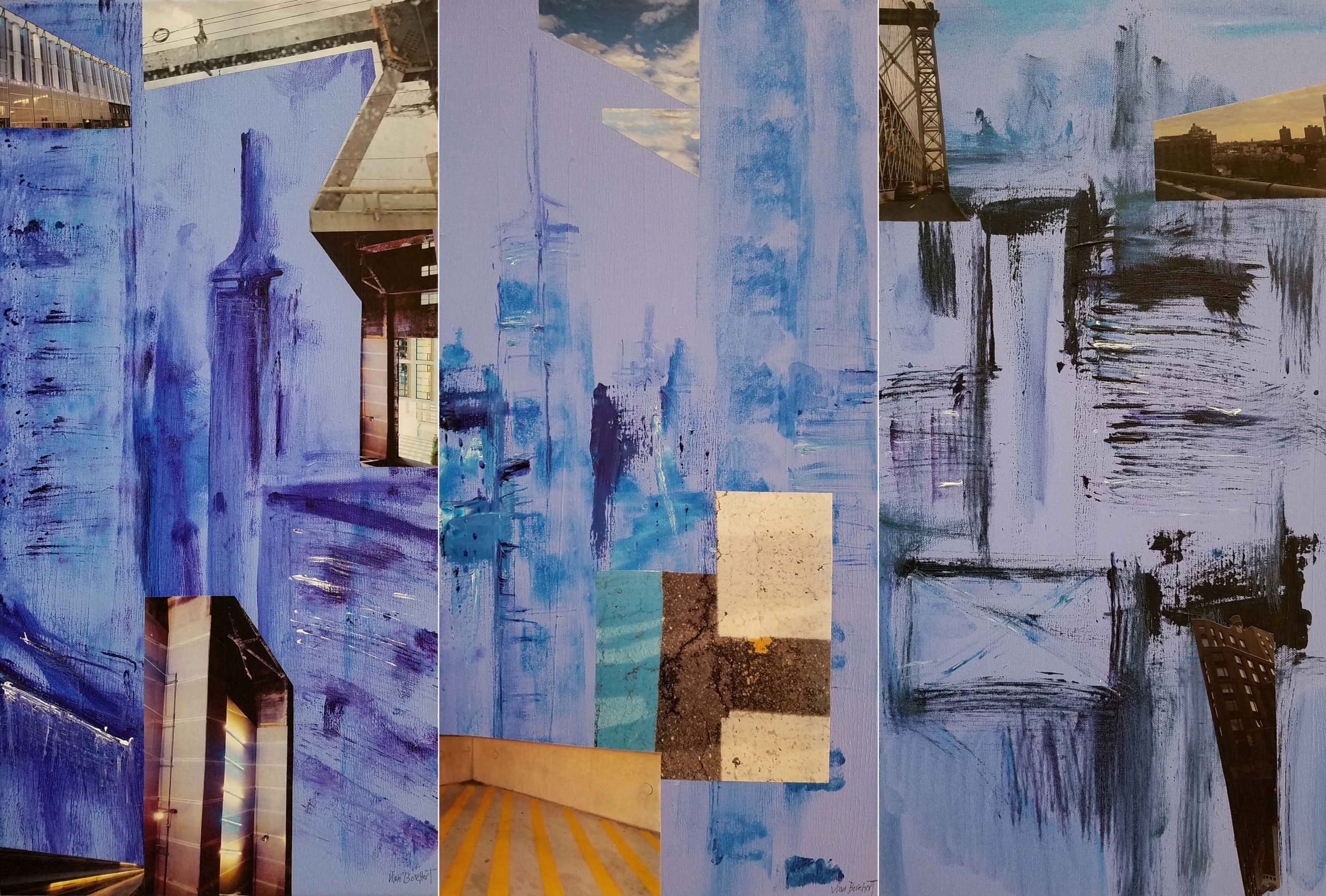 Vian Borchert’s Cityscape Paintings at Lichtundfire’s “RESHUFFLE” Show