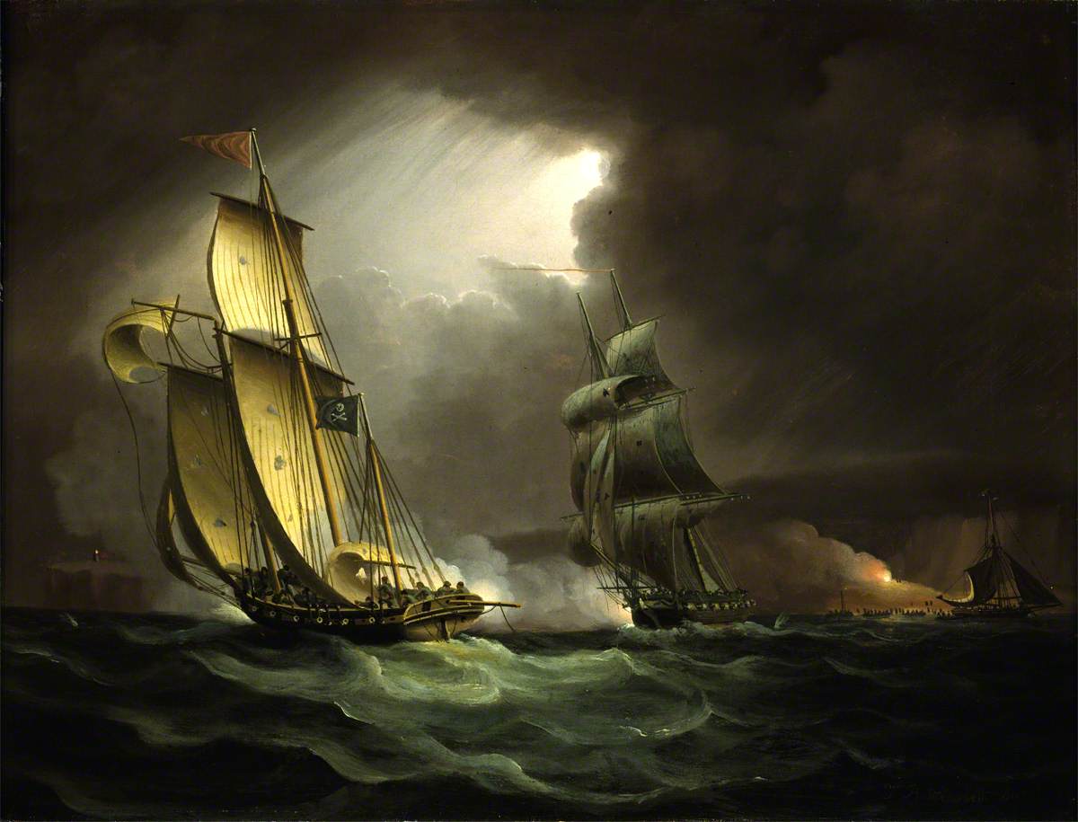 famous pirate ship painting