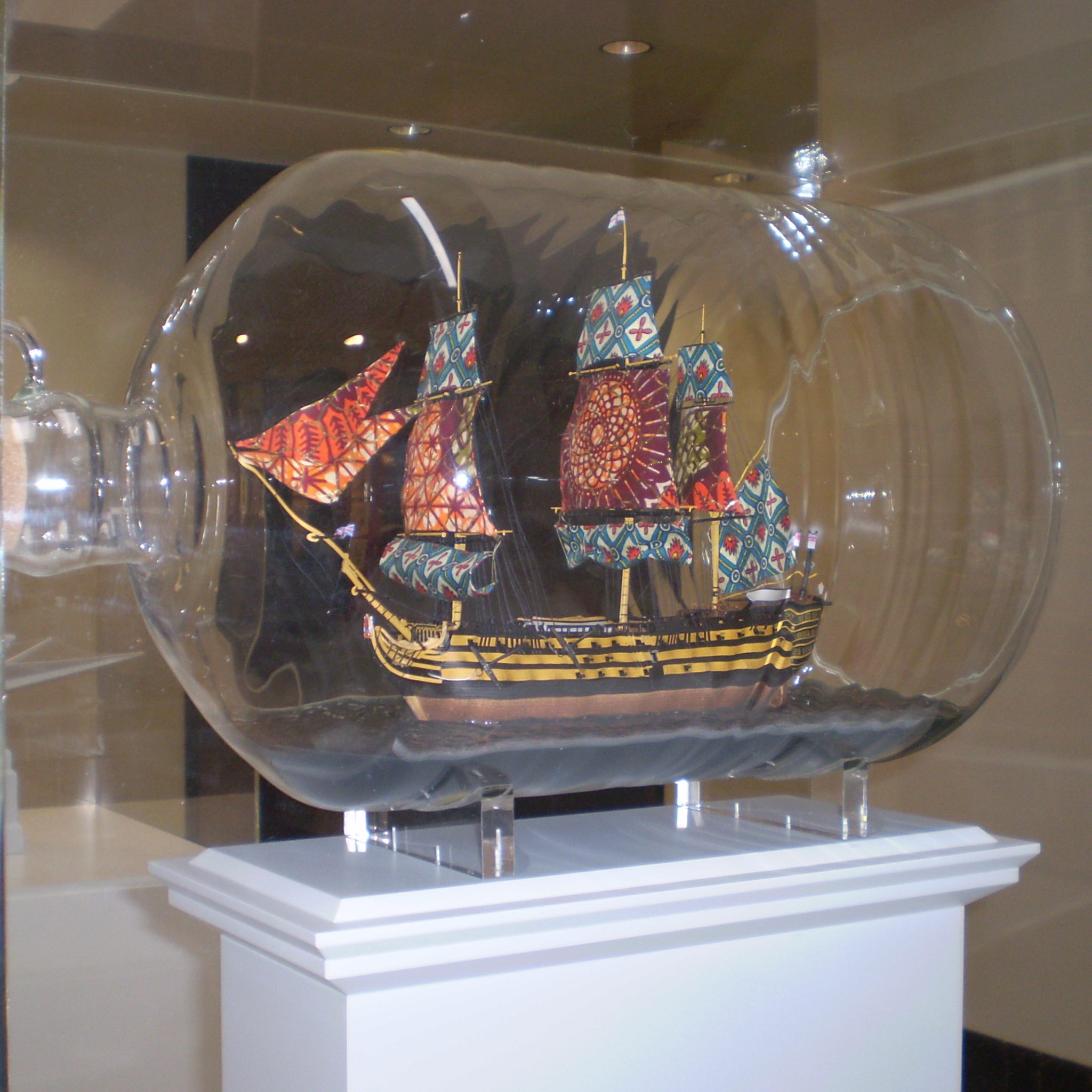 Dutch Yacht in a Bottle Model Boat Kit - Amati (1350)