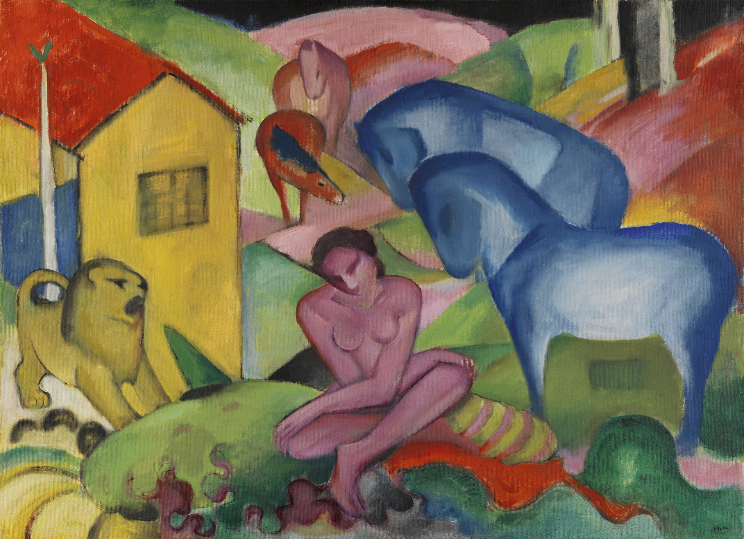 Expressionism Paintings by the German Artist Franz Marc