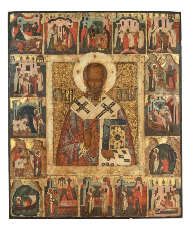 St. Nicholas of Myra from the collection of Sergei Khodorkovskiy 