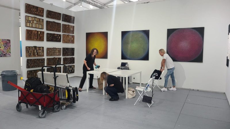 Fine Art Shippers Installed Art for Speedy Gallery at SCOPE