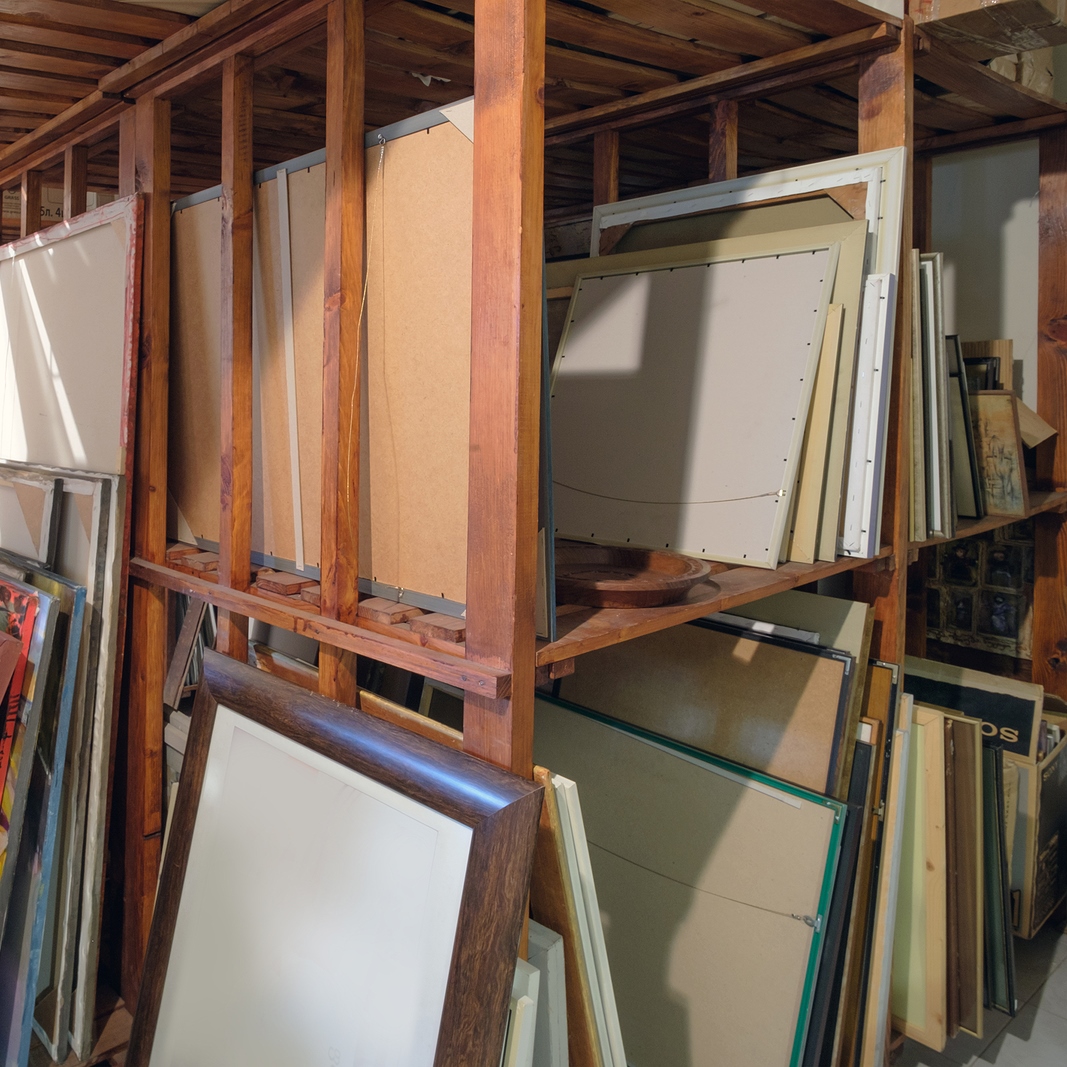 Painting Storage Racks  Art Studio Storage Shelves