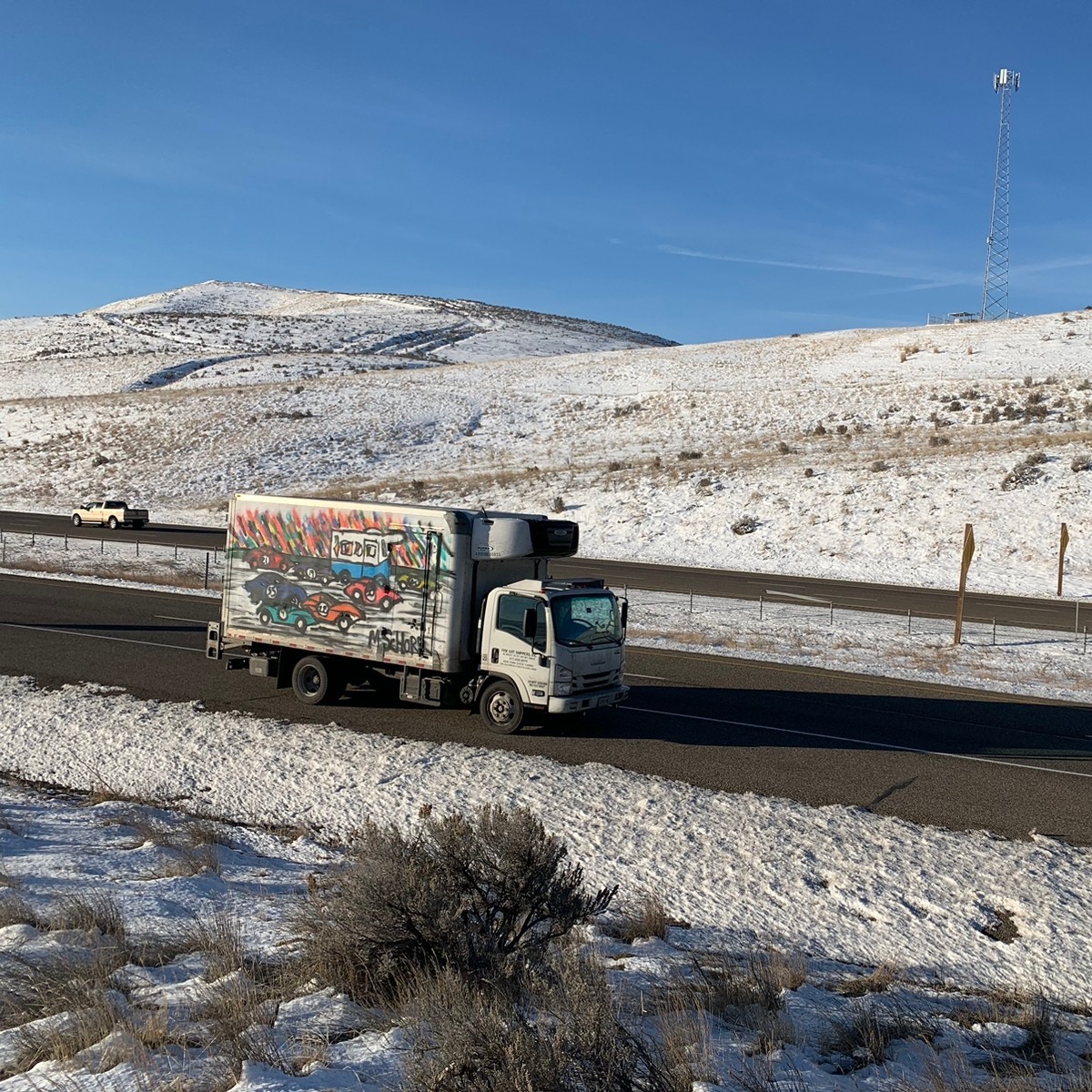Art Trucks Painted by Mitchell Schorr Travel Across the US
