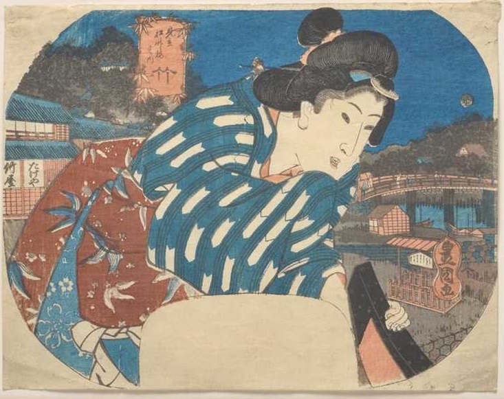 Kunisada woodblock print