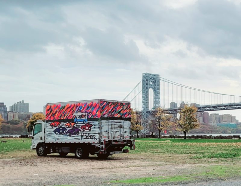 Art Trucks Painted by Mitchell Schorr Travel Across the US