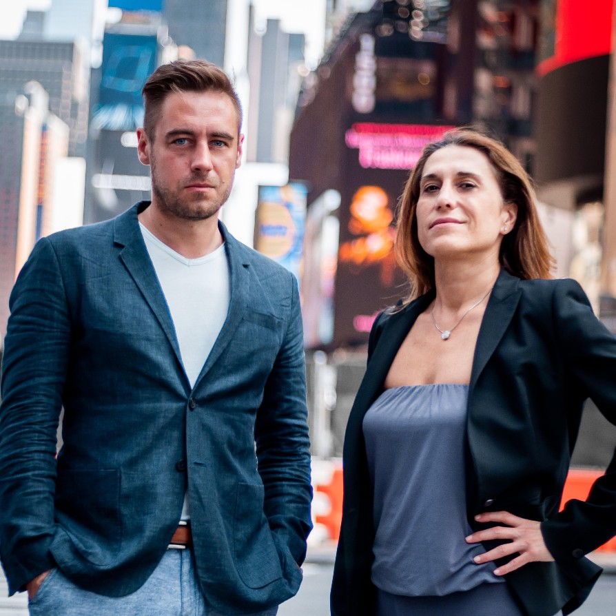 Fuelarts coufounders Denis Belkevich and Roxanna Zarnegar