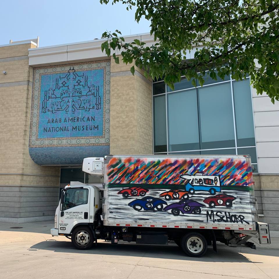 Delivering Fine Art Paintings to the Arab American National Museum