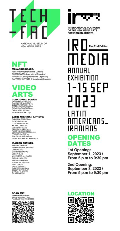 Platform 101 Artists to Present New Media Art at IROMEDIA in Tehran