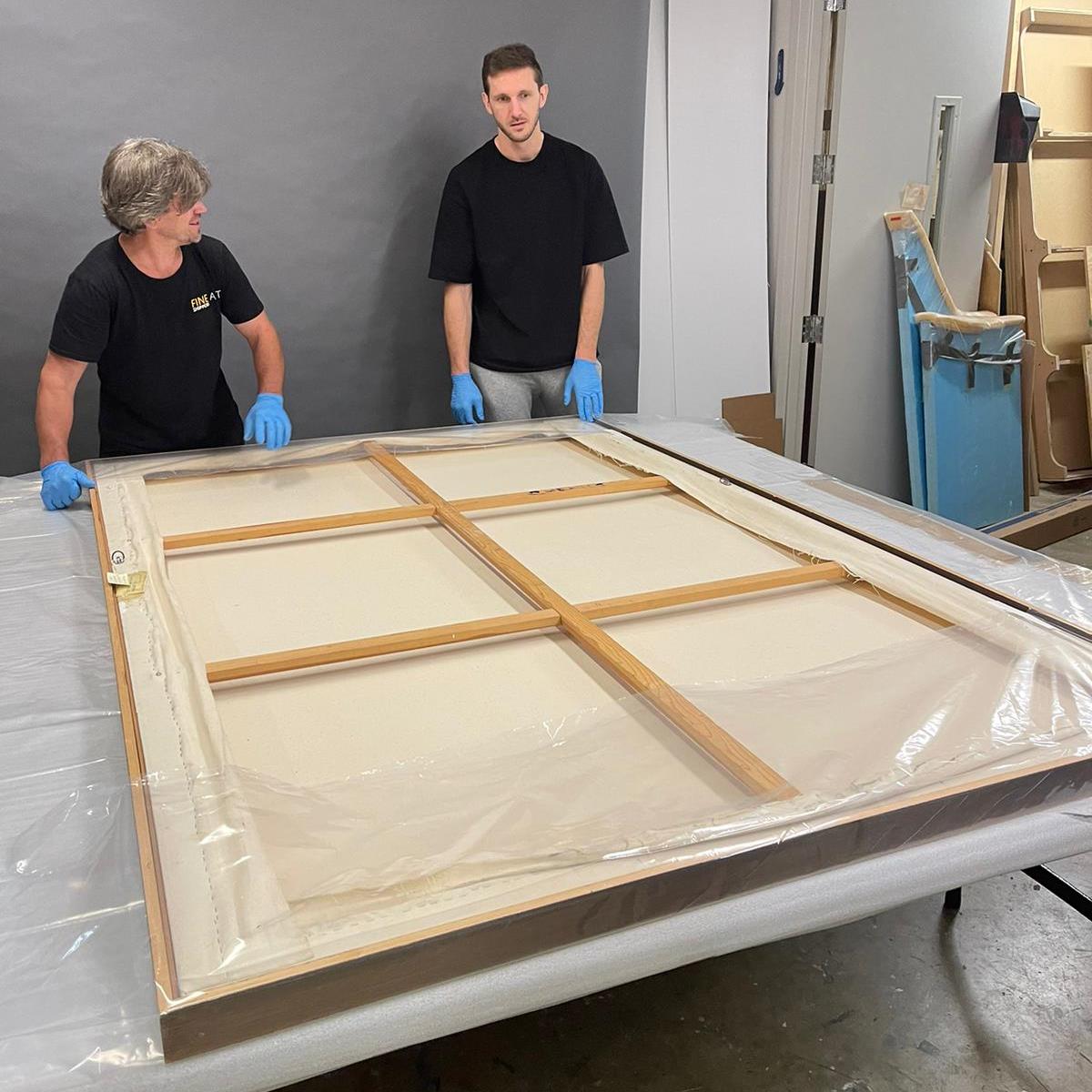 How to Move an Oversized Painting