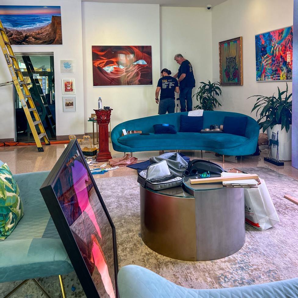 Art Installation Service in Miami Beach for Lawrence Leyderman