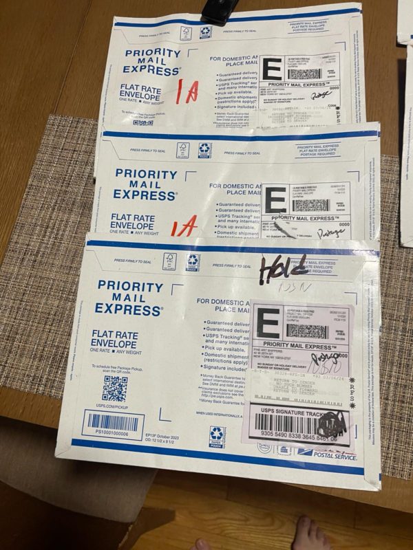 Beware: Suspicious Checks Sent from Fine Art Shippers’ Old Address