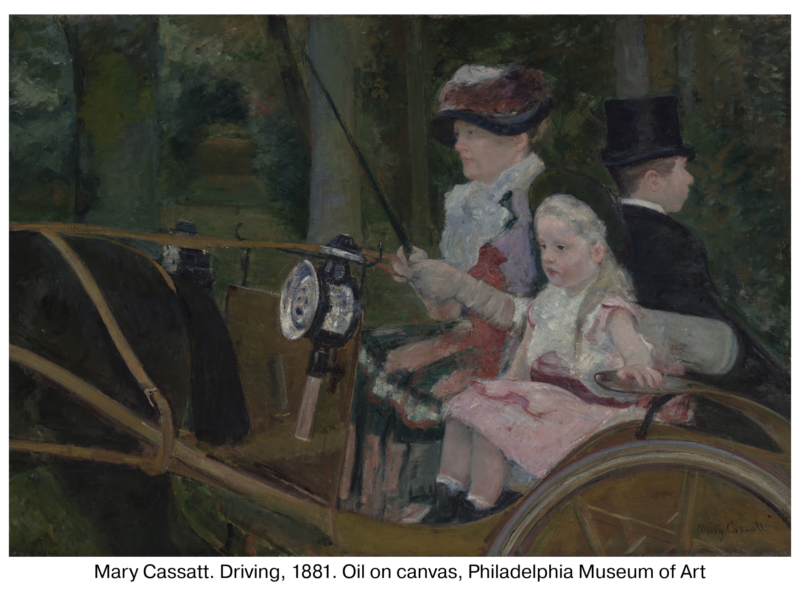 Mary Cassatt. Driving, 1881