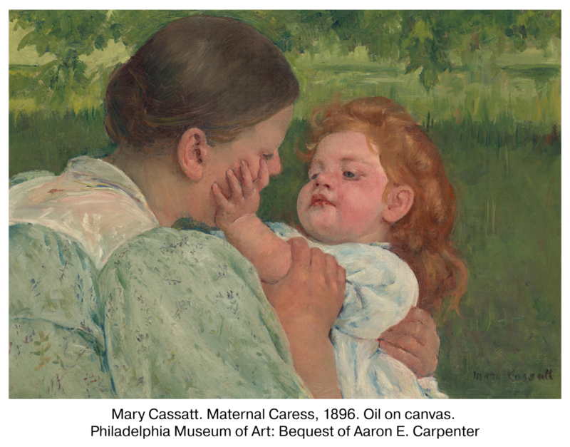 Mary Cassatt. Maternal Caress, 1896