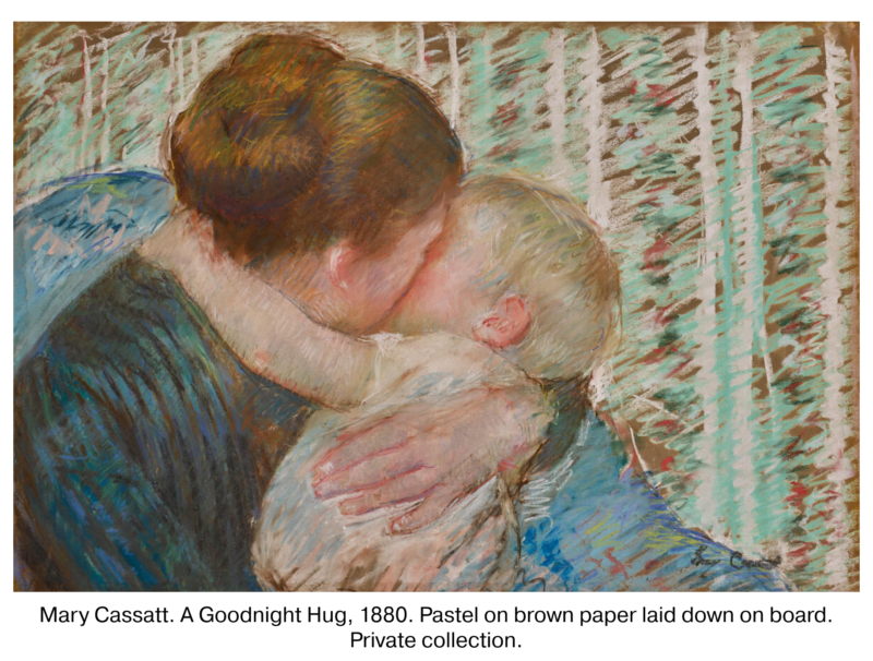 Mary Cassatt. A Goodnight Hug, 1880