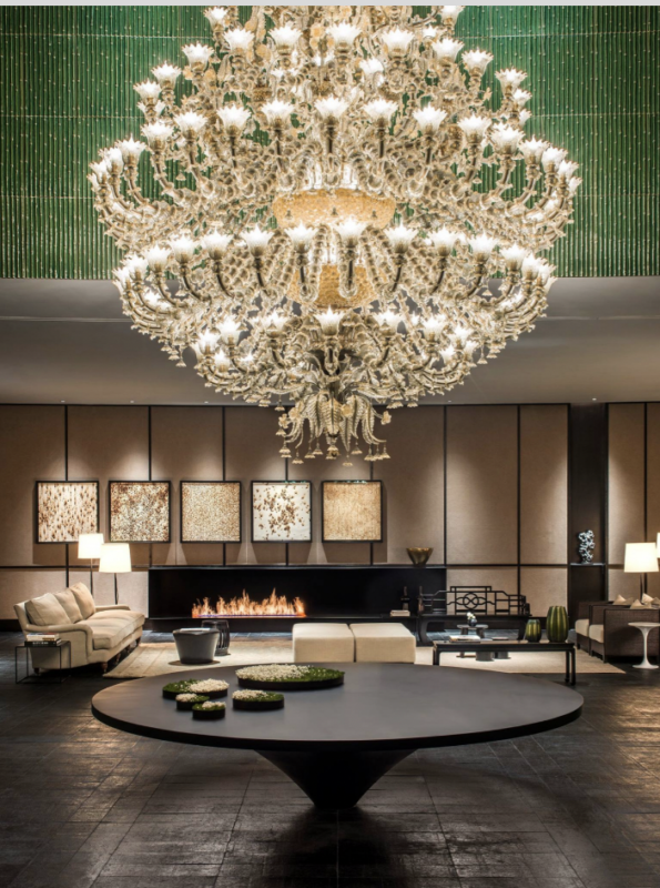 Chandelier XXI Century Rezzonico Swire Hotel Shanghai by Fabiano Zanchi