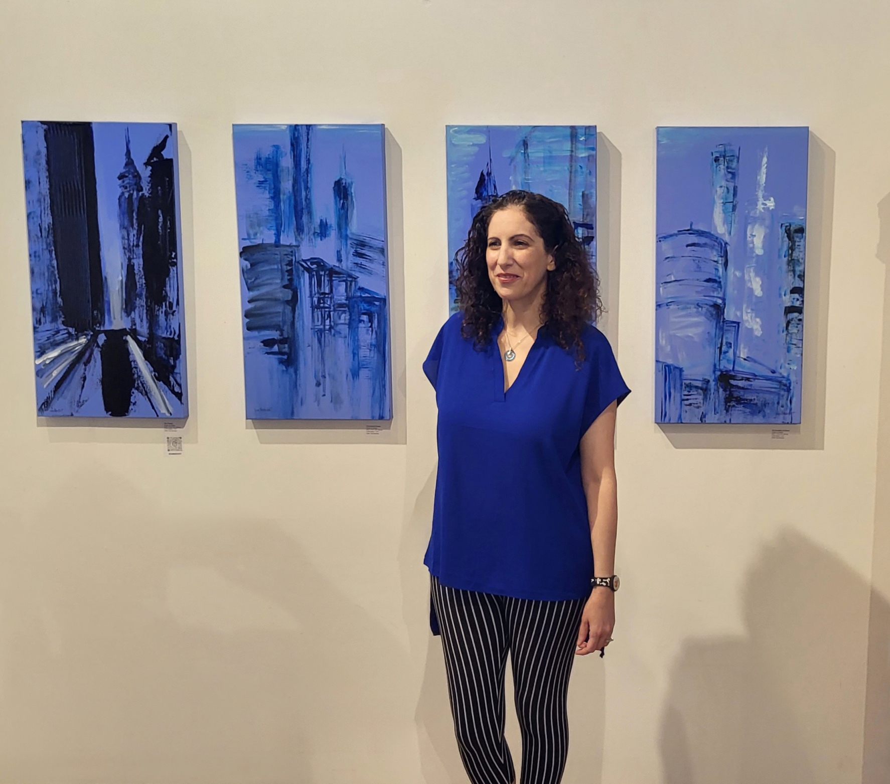 Vian Borchert’s Unique Cityscape Paintings Are on View at El Barrio’s Artspace PS109