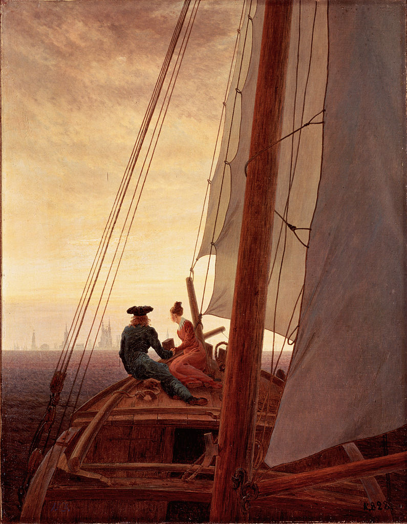 Sailing Ship Painting in Romantic Era