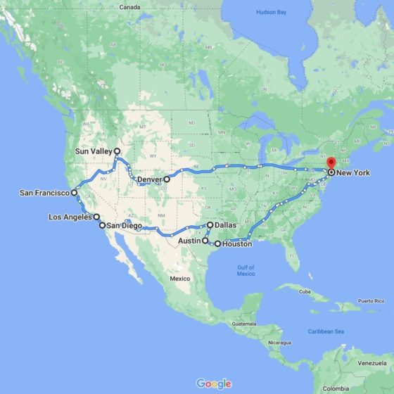 Art Shuttle New York – California – Texas Will Leave on August 17