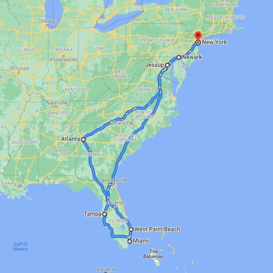 Art Shuttle NYC – Atlanta – Miami – NYC Is Scheduled for January 14