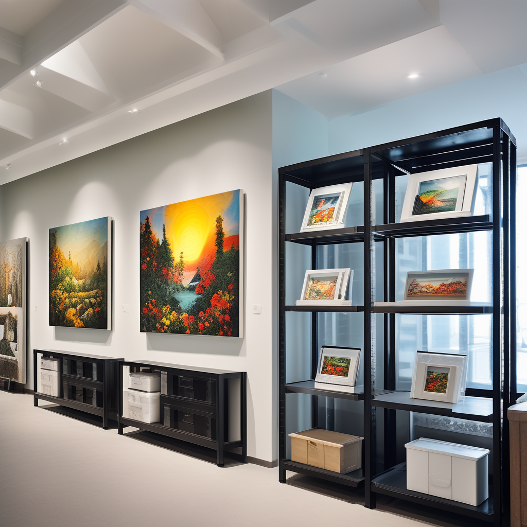 Best Art Storage Ideas for Different Artwork Types