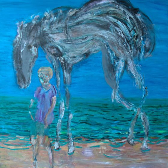 Symbolic Figurative Paintings by Andrew Litten at JD Malat Gallery