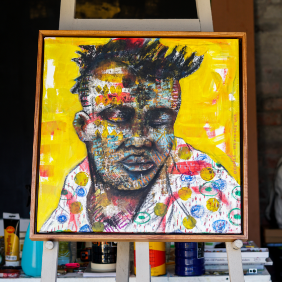 Unique Mixed Media Art of Buhle Nkalashe