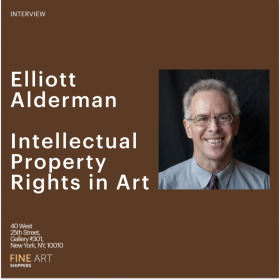 Intellectual Property Rights in Art: Interview with Elliott Alderman