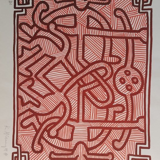 For Sale: Keith Haring’s Original Print “Chocolate Buddha 2”