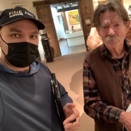 Transporting Fine Art to Nedra Matteucci Galleries in Santa Fe